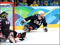 Taylor Chace on the ice